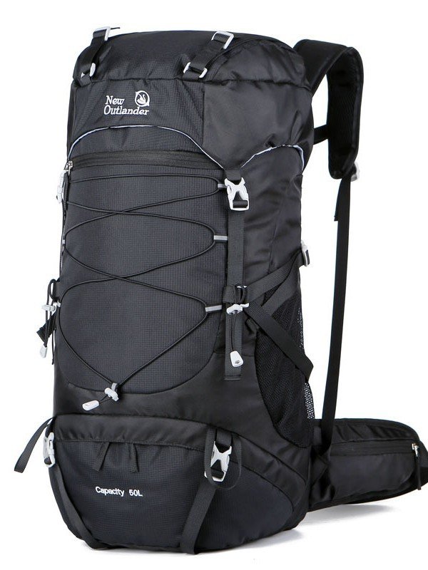 50L Large-capacity Nylon Travel Camping & Hiking Mountaineering Backpack