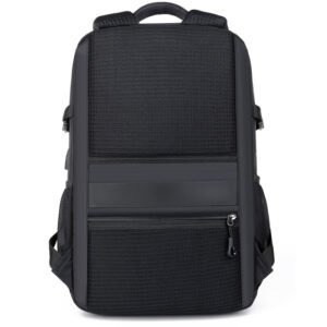 Customized LOGO for Men's Black Backpack Laptop Bag